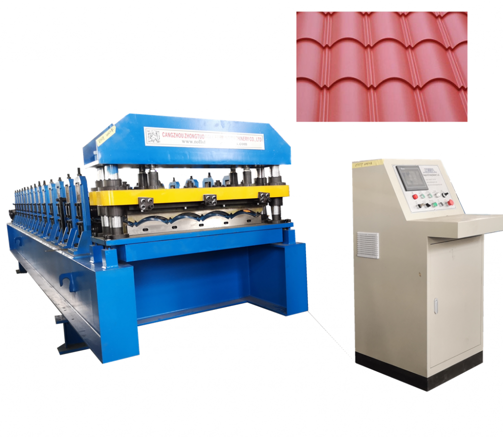 Glazed Tile Roll Forming Machine Color Steel Roll Forming Machine