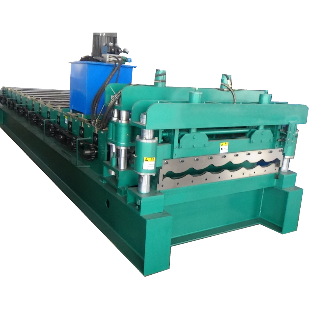 Glazed Steel Tile Making Machinery for Colored Glazed Steel Roofing ...