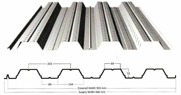 floor deck roll forming machine