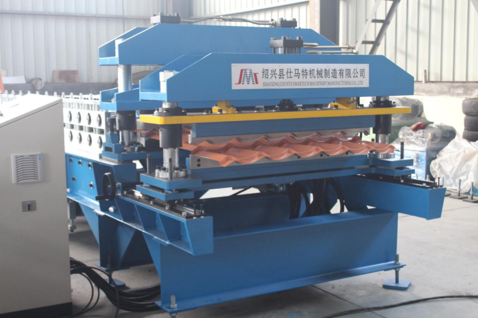 glazed tile roof sheet roll forming machine